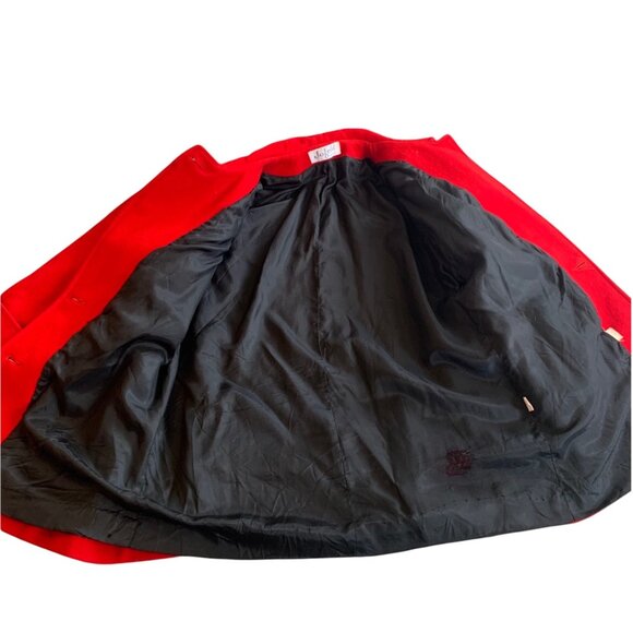 Vintage Jofeld Wool Glamour Double Breasted Peacoat Union Made USA S - Picture 10 of 13